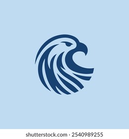 Modern Eagle Head Logo for sale.