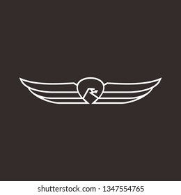 modern eagle logo