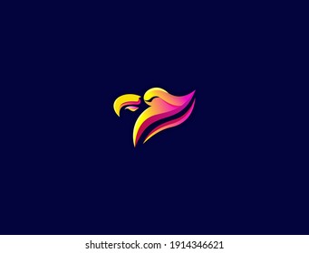 
Modern eagle logo design. It is suitable for a logo of a brand.