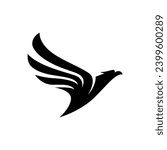 Modern Eagle Logo Design Template: Vector Illustration.