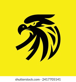Iconos de mascota con el logotipo del águila moderna