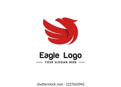 Modern Eagle Logo Template, Modern Eagle Icon Vector