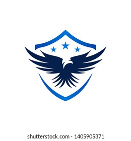 modern eagle logo vector design