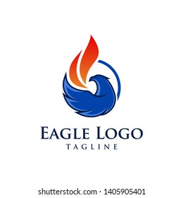 modern eagle logo vector design