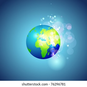 Modern earth background