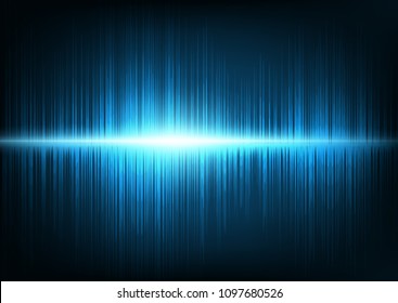 Modern Earthquake Wave with on Ultra Violet Background,technology and Digital Sound wave concept,design for music industry,Vector,Illustration.