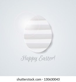 Modern Easter egg background. Vector illustration.