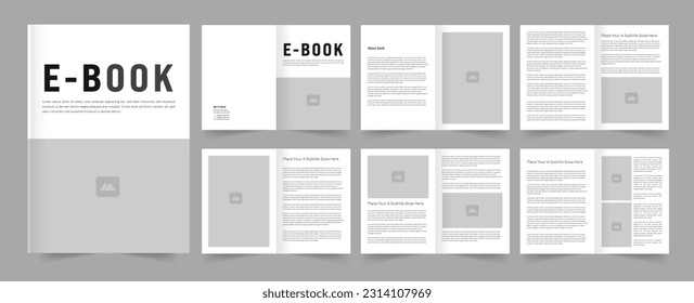Modern eBook Layout and eBook Template Design