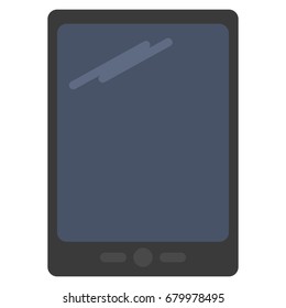 Modern e-book vector illustration. Flat style design. Colorful graphics