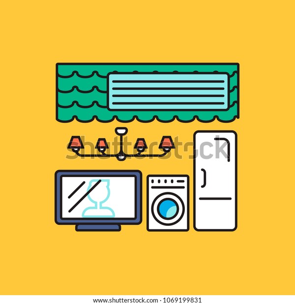 Modern eco\
technologies in the city. Solar energy eco home. Icons in flat\
design. Vector illustration eps\
10