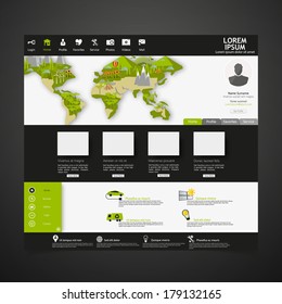 Modern Eco website template 