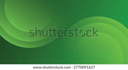 Modern eco-friendly geometric pattern with soft green curves eps10