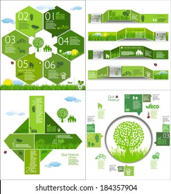 Modern ecology Design Layout collection