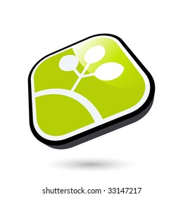 signo de ecología moderna