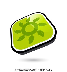 signo de ecología moderna