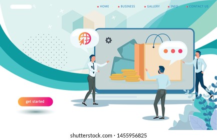 modern e-commerce technology for landing page