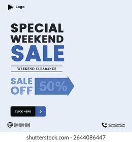 Modernes bearbeitbares Werbebanner-Vektordesign - Kreative digitale Marketing-Layouts mit geometrischen Grafiken, Mode- und E-Commerce-Konzepten, Rabattangeboten, Online-Promotion-Labels und Medienpost