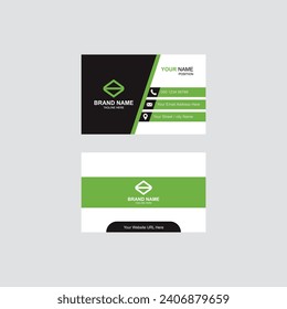 Modern Editable Business Card Design For Vector Format