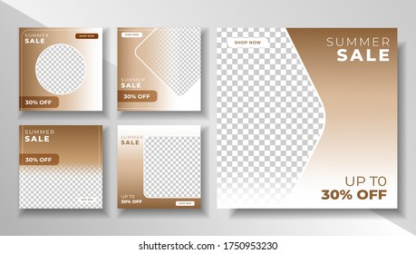 Plantilla editable moderna para banner de publicación de medios sociales, diseño vectorial para plantilla de anuncios publicitarios promocionales de medios sociales.
