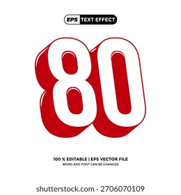 Modern Editable Text Effect Minimalism Projects