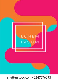 Modern editable vector background for covers, brochure, flyer template design. Abstract flat color background.