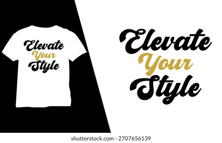 a modern editable vector T-shirt design.