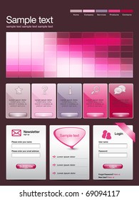Modern editable website business template