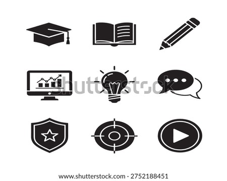 Modern edtech interface set for stunning learning platform visuals