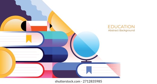 Antecedentes Abstractas de la Educación moderna para el marketing y las promociones de regreso a la escuela
