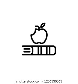 Modern education apple icon