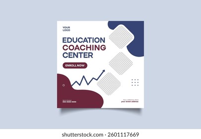 Modern Education Coaching Center Advertisement Design