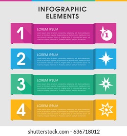 Modern effect infographic template. infographic design with effect icons includes explosion. can be used for presentation, diagram, annual report, web design.