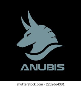 
Modern Egyptian god Anubis logo