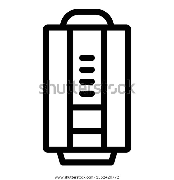 Modern\
electric boiler icon. Outline modern electric boiler vector icon\
for web design isolated on white\
background