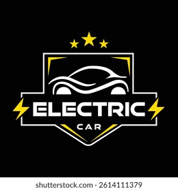A modern electric car logo