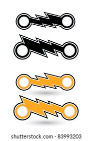 modern electric car sign collection