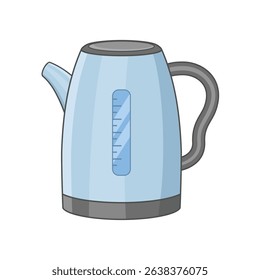 Modern electric kettle. vector design