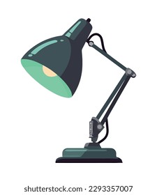 Modern electric lamp design icon isolated