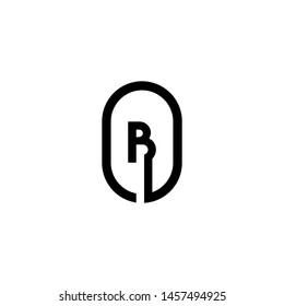 modern elegance simple logo letter B