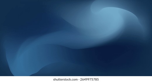 A modern and elegant abstract background with a flowing, deep blue design, perfect for websites, presentations, and branding.