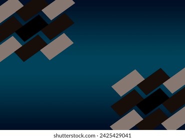 Modern elegant abstract geometric blue background vector design