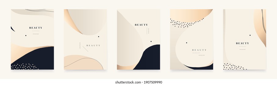 Modern elegant abstract universal background templates. Minimalist aesthetic.