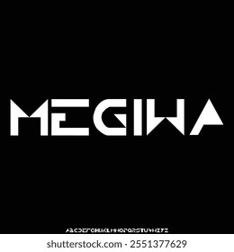 moderno e elegante alfabeto fonte vetor