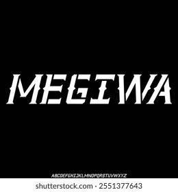 moderno e elegante alfabeto fonte vetor