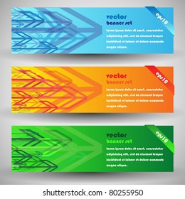 Modern elegant arrows eps10 vector