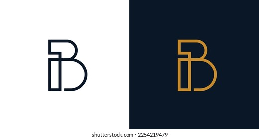 Modernes, elegantes B-Logo-Design 5