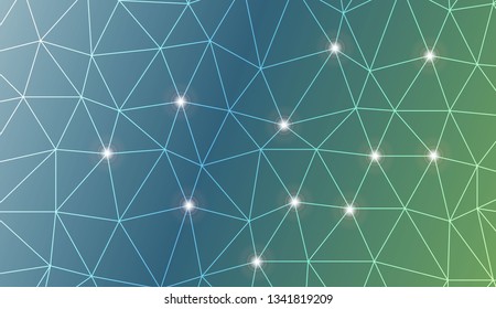 Modern elegant background with polygonal elements. For interior wallpaper, smart design, fashion print. Vector illustration. Creative gradient color