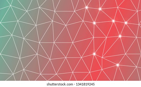 Modern elegant background with polygonal elements. For interior wallpaper, smart design, fashion print. Vector illustration. Creative gradient color