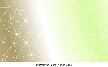 Modern elegant background with polygonal elements. For interior wallpaper, smart design, fashion print. Vector illustration. Creative gradient color