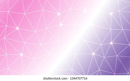 Modern elegant background with polygonal elements. For interior wallpaper, smart design, fashion print. Vector illustration. Creative gradient color
